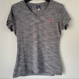 Sergio Tacchini Women’s Gray Athletic T-Shirt Size Large